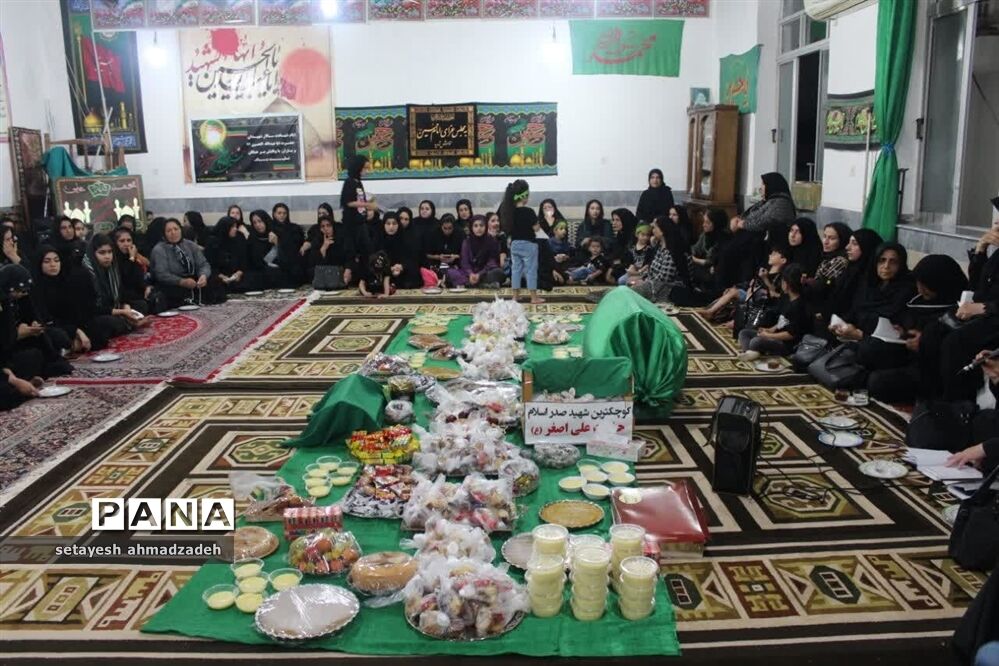 همایش شیرخوارگان حسینی در روستای تیله نو گلوگاه