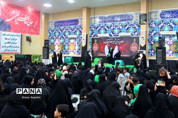 مراسم شیرخوارگان حسینی در شهرستان تنگستان