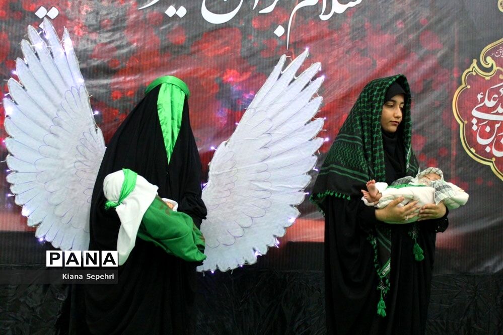 مراسم شیرخوارگان حسینی در شهرستان تنگستان