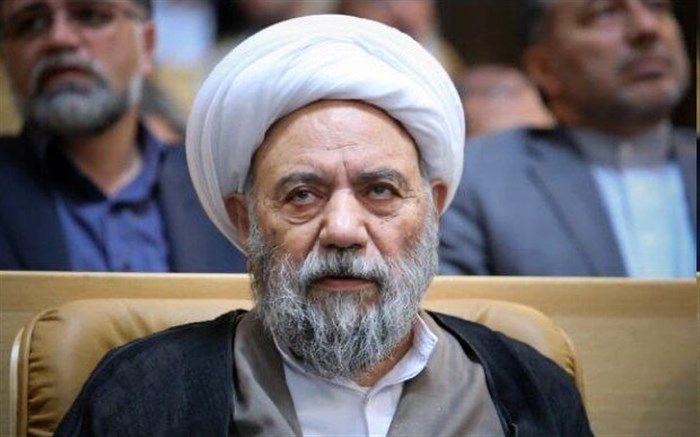 پیکر مرحوم آیت‌الله صانعی از حسینیه جماران تشییع شد