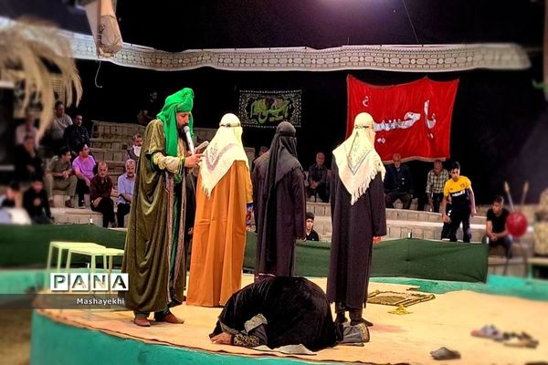 مراسم شبیه‌خوانی در روستای تاریخی وانشان از توابع شهرستان گلپایگان