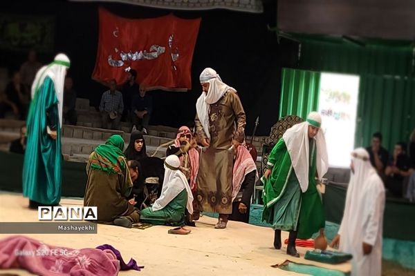 مراسم شبیه‌خوانی در روستای تاریخی وانشان از توابع شهرستان گلپایگان