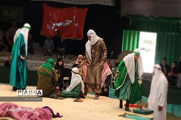 مراسم شبیه‌خوانی در روستای تاریخی وانشان از توابع شهرستان گلپایگان