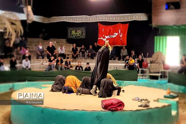 مراسم شبیه‌خوانی در روستای تاریخی وانشان از توابع شهرستان گلپایگان