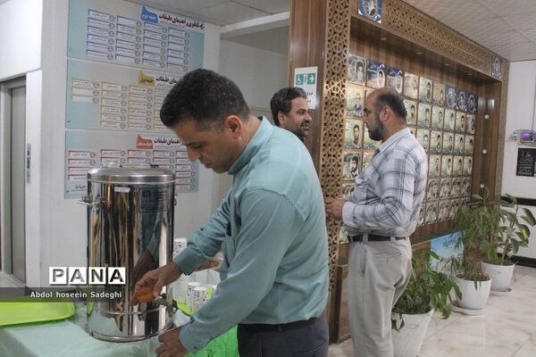 عزاداری مدیران و کارکنان اداره کل آموزش و پرورش استان بوشهر