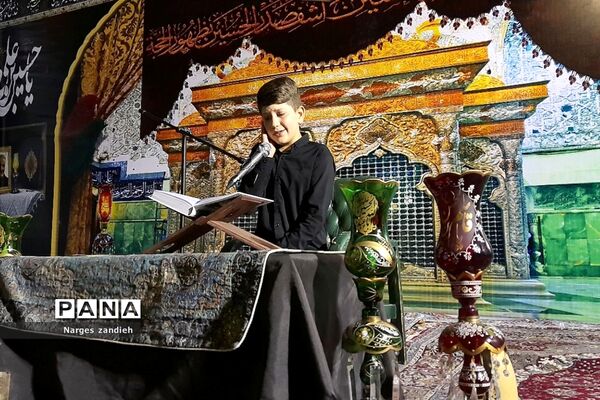 برگزاری مجلس سوگواری سیدالشهدا در بوستان پوریای ولی ملارد