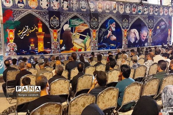 برگزاری مجلس سوگواری سیدالشهدا در بوستان پوریای ولی ملارد