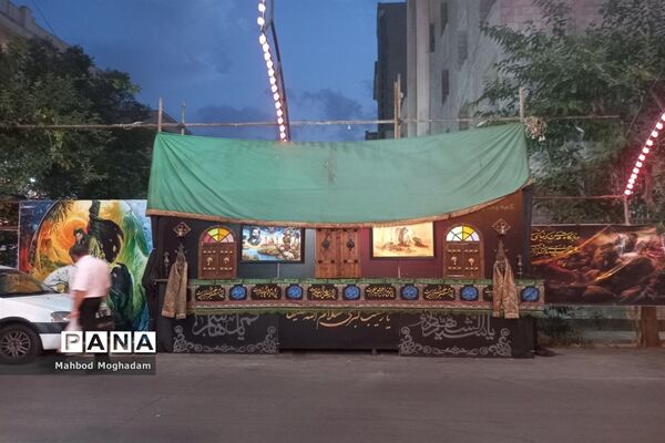 حال و هوای عاشورایی در منطقه ۱۳