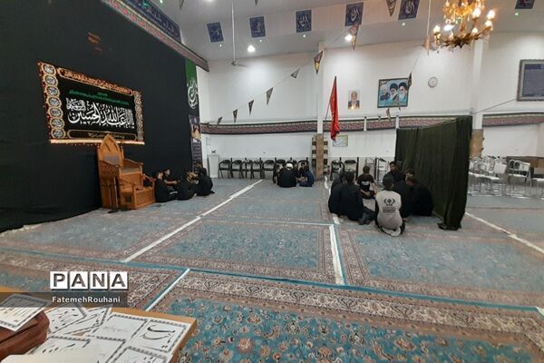 برپایی حلقه‌های معرفتی هیات قاسم بن الحسن ویژه ماه محرم در شهرستان خلیل‌آباد