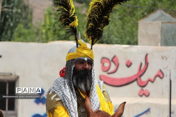 مراسم عزاداری و تعزیه‌خوانی دهه اول محرم در روستای ده بالای تفت