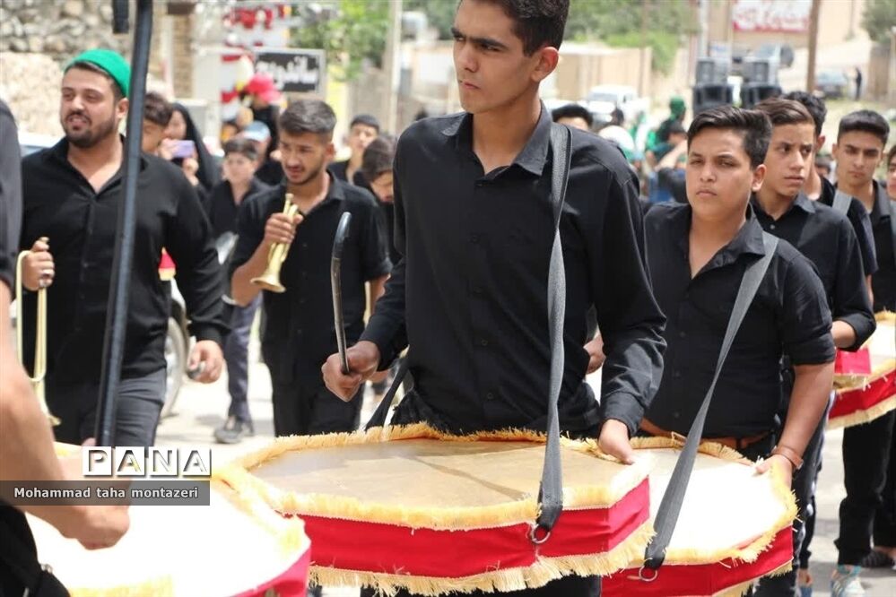مراسم عزاداری و تعزیه‌خوانی دهه اول محرم در روستای ده بالای تفت