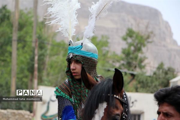 مراسم عزاداری و تعزیه‌خوانی دهه اول محرم در روستای ده بالای تفت