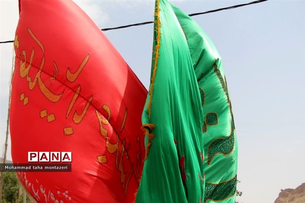 مراسم عزاداری و تعزیه‌خوانی دهه اول محرم در روستای ده بالای تفت