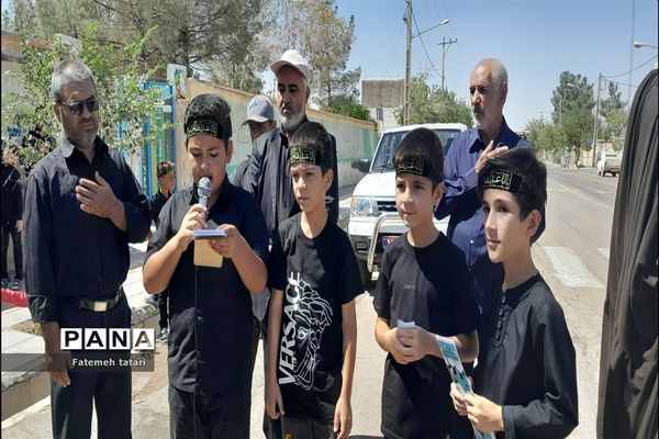 یازدهمین سوگواری احلی من العسل در شهرستان بام و صفی‌آباد