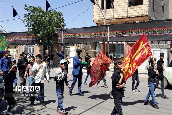 یازدهمین سوگواری احلی من العسل در شهرستان بام و صفی‌آباد