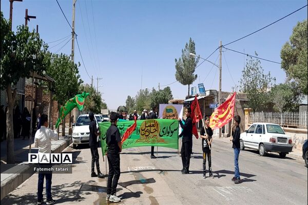 یازدهمین سوگواری احلی من العسل در شهرستان بام و صفی‌آباد