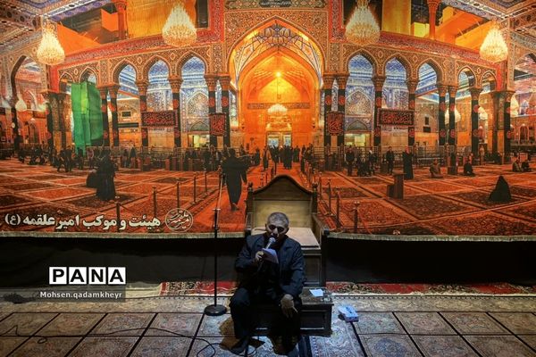 مراسم ششمین شب عزاداری سیدالشهدا(ع) در جعفرآباد قم