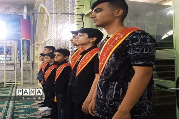 برگزاری مراسم سوگواری احلی من العسل در شهرستان بن