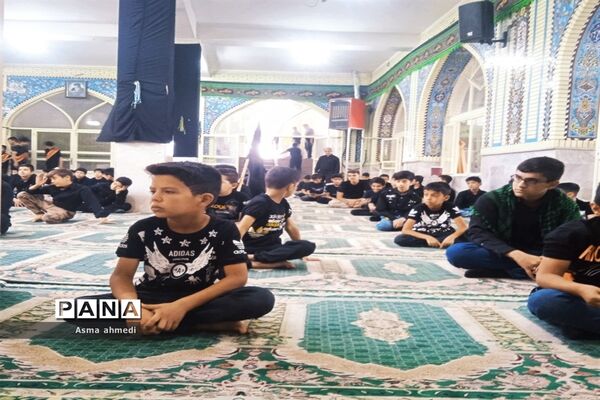 برگزاری مراسم سوگواری احلی من العسل در شهرستان بن
