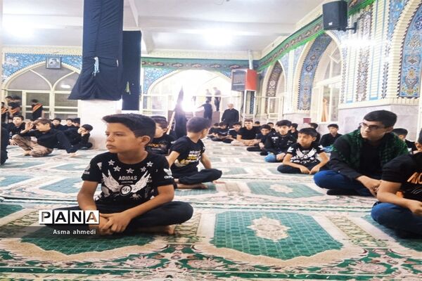 برگزاری مراسم سوگواری احلی من العسل در شهرستان بن