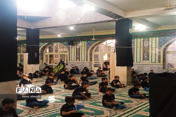 برگزاری مراسم سوگواری احلی من العسل در شهرستان بن