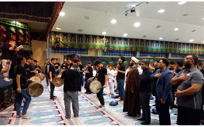 برگزاری مراسم سوگواری احلی من العسل در صفادشت/فیلم
