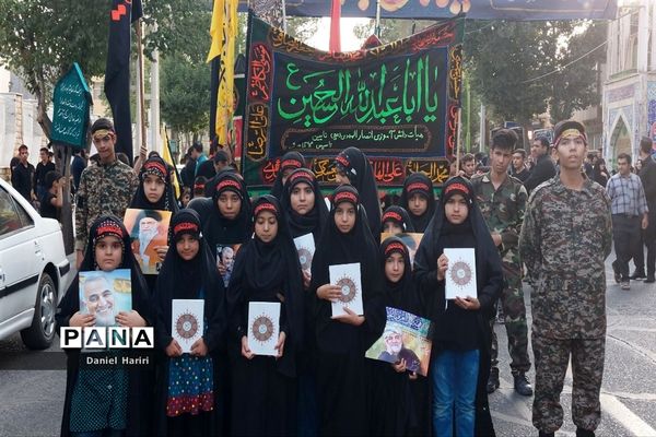 تجمع بزرگ احلی من العسل با حضور نوجوانان حسینی نایین