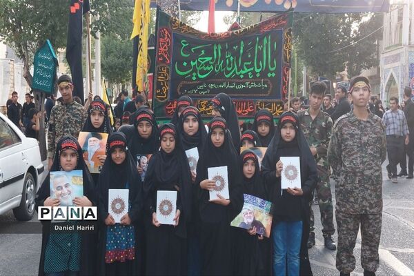 تجمع بزرگ احلی من العسل با حضور نوجوانان حسینی نایین