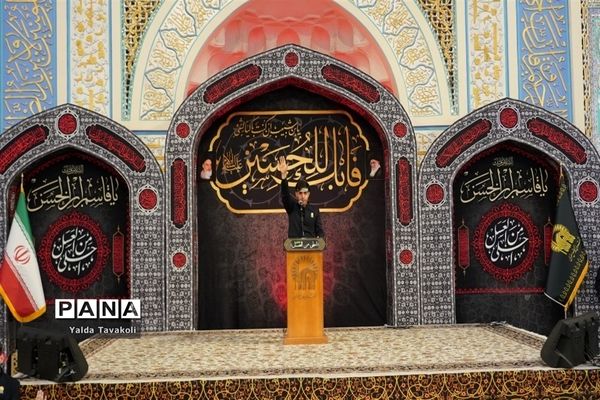 آیین سوگواره احلی من العسل در حرم مطهر رضوی