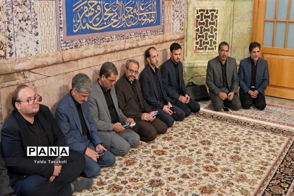 آیین سوگواره احلی من العسل در حرم مطهر رضوی