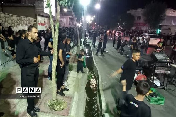 سوگواری مردم شهرستان‌قرچک در هفتمین شب محرم