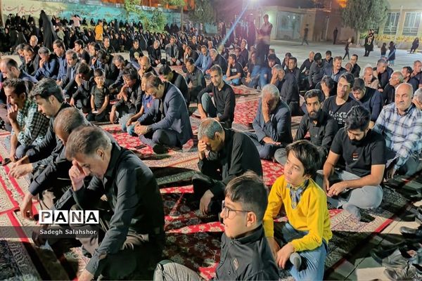 هیئت فرهنگیان کاشمر در شب هفتم محرم