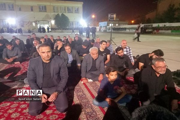 هیئت فرهنگیان کاشمر در شب هفتم محرم