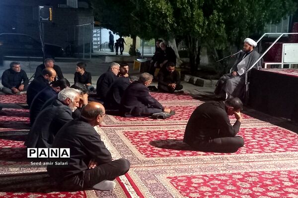 هیئت فرهنگیان کاشمر در شب هفتم محرم
