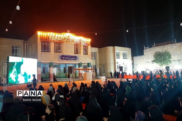 برگزاری مراسم عزاداری سرور شهیدان در دبیرستان زنده یاد حاج صمد نیرومند