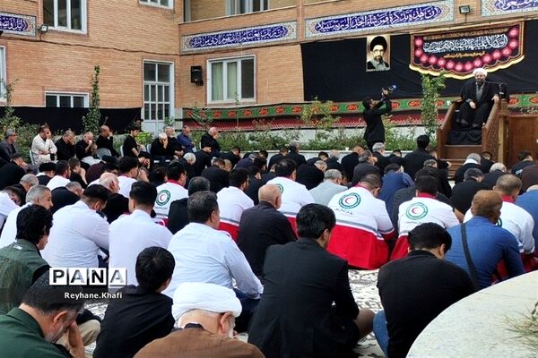 عزاداری محرم در حوزه علمیه امام جعفر صادق(ع) پاکدشت