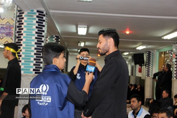 سوگواره دانش‌آموزی احلی من العسل در امامزاده جعفر یزد