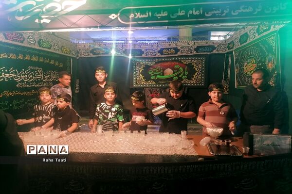 برپایی موکب حضرت رقیه (س) به دست نوجوانان عاشورایی