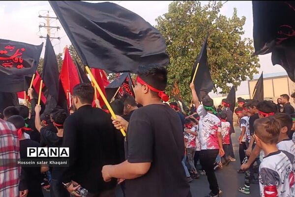 راهپیمایی دانش آموزان دهه هشتادی و دهه نودی ناحیه 3 شیراز در اعتراض به هتک حرمت قرآن کریم