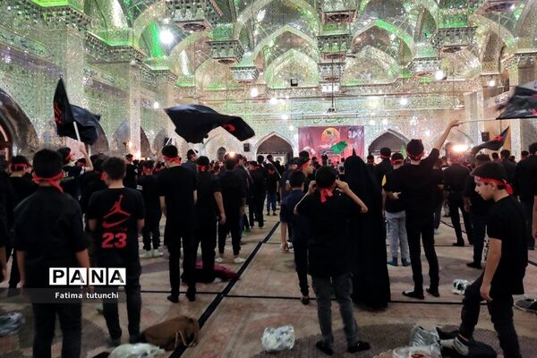 برگزاری مراسم عزاداری احلی من العسل همراه با امضای طومار اعتراضی به هتک حرمت‌ قرآن کریم