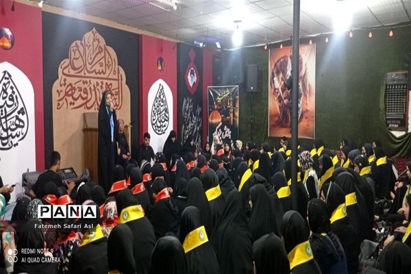 حضور پرشور دختران ناحیه چهار در دومین همایش دختران بانوی بهشت