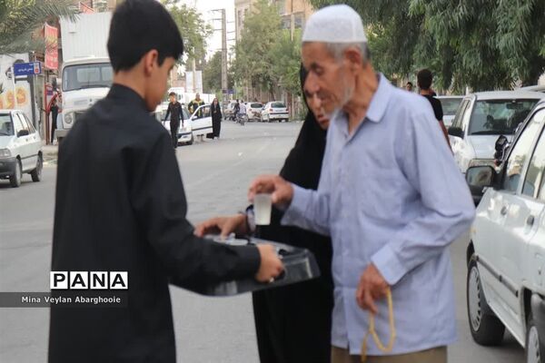 عزاداری هیات دانش‌آموزی ابنا  الزهرا در شهرستان پیشوا