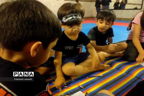 فعالیت‌های نوجوانان حسینی در پایگاه بسیج ام ابیها ملارد