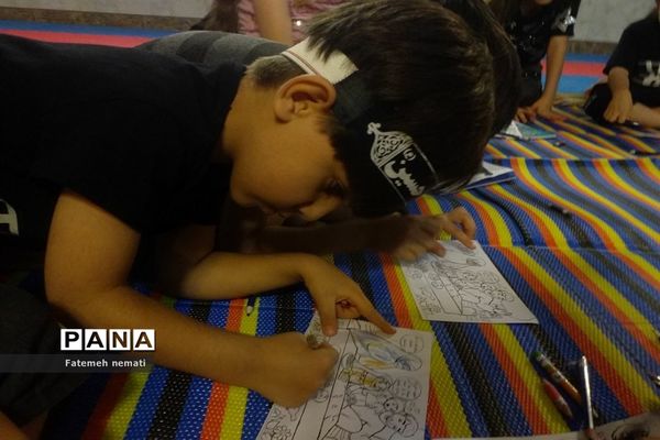 فعالیت‌های نوجوانان حسینی در پایگاه بسیج ام ابیها ملارد