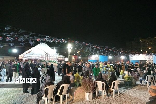 بزرگترین موکب دانش‌آموزی استان البرز در ناحیه ۲ کرج