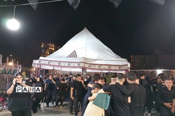 بزرگترین موکب دانش‌آموزی استان البرز در ناحیه ۲ کرج