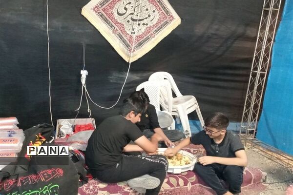 بزرگترین موکب دانش‌آموزی استان البرز در ناحیه ۲ کرج