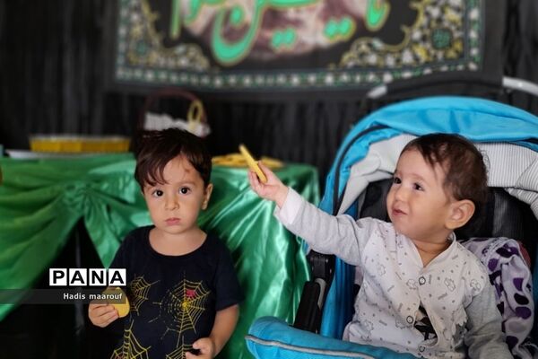 برپایی ایستگاه صلواتی ماه محرم در دبستان مهرآیین بهارستان 2