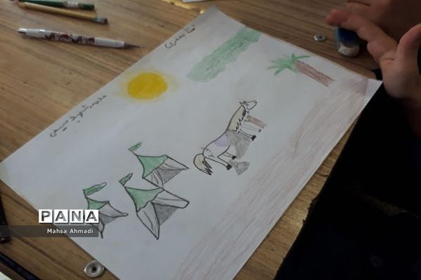 مراسم سوگواری اباعبدالله الحسین(ع) در دبستان شهید سیفی رباط کریم