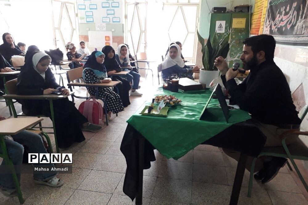 مراسم سوگواری اباعبدالله الحسین(ع) در دبستان شهید سیفی رباط کریم